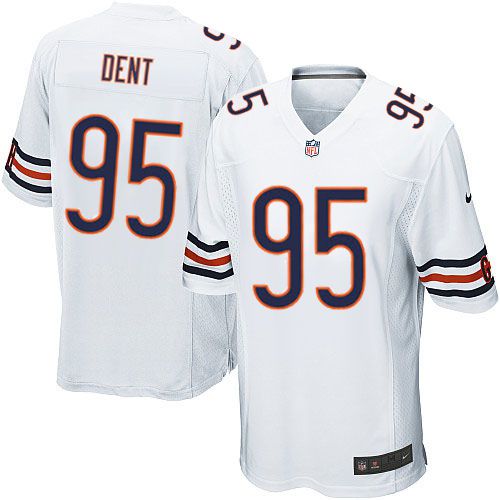 Men Chicago Bears #95 Richard Dent Nike White Game Retired Player NFL Jersey->chicago bears->NFL Jersey